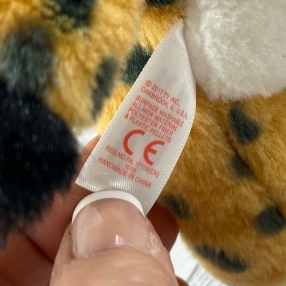 RARE Ty‎ Classic 10" Lynx "Larry" Plush Beanie Boos - Picture 9 of 13